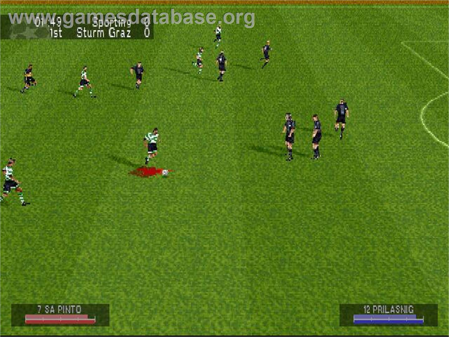 Uefa Champions League Season 2000-2001 - Sony Playstation - Artwork - In Game