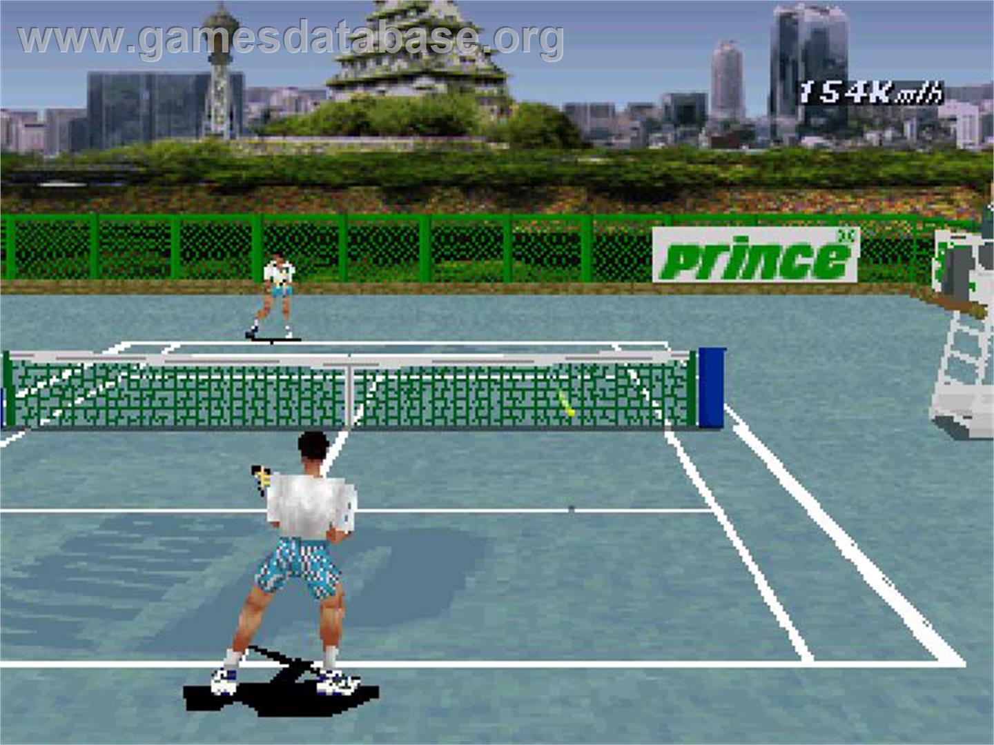 V-tennis 2 - Sony Playstation - Artwork - In Game