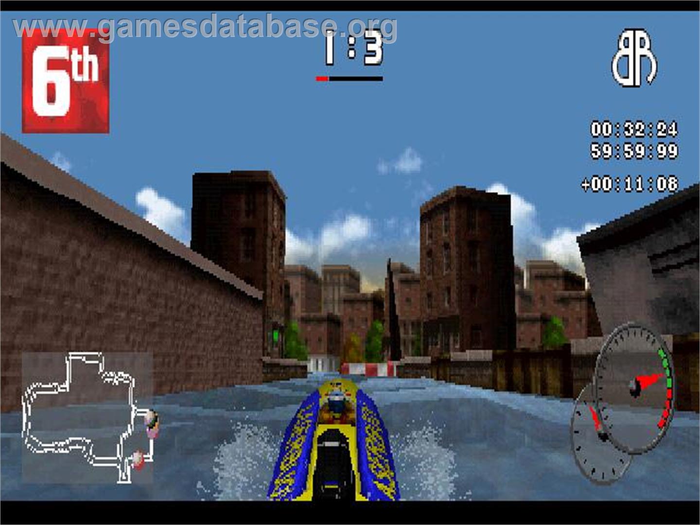 VR Sports Powerboat Racing - Sony Playstation - Artwork - In Game