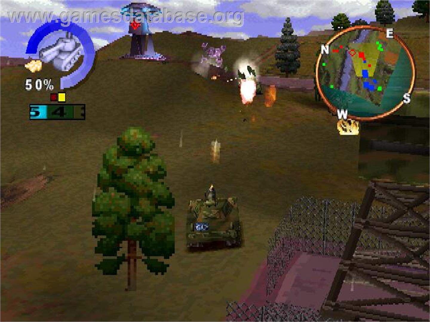 War Games - Defcon 1 - Sony Playstation - Artwork - In Game