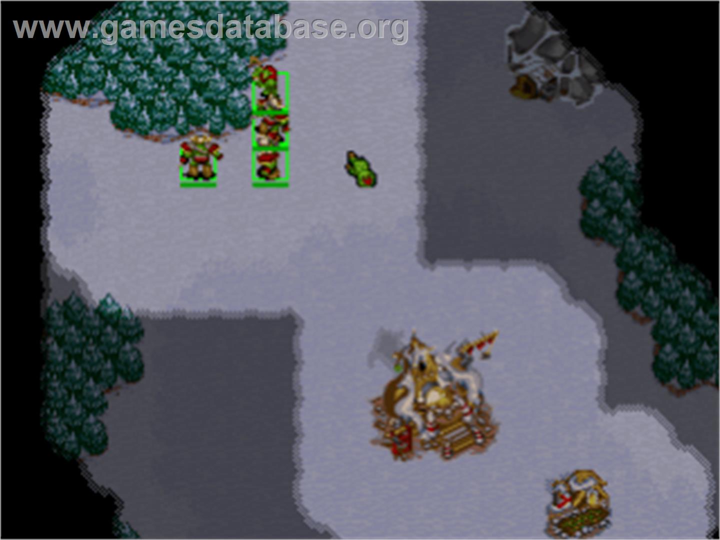 Warcraft II: The Dark Saga - Sony Playstation - Artwork - In Game