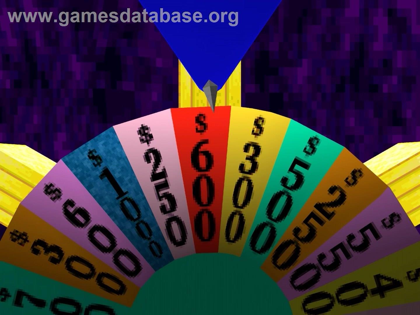 Wheel Of Fortune - Sony Playstation - Artwork - In Game