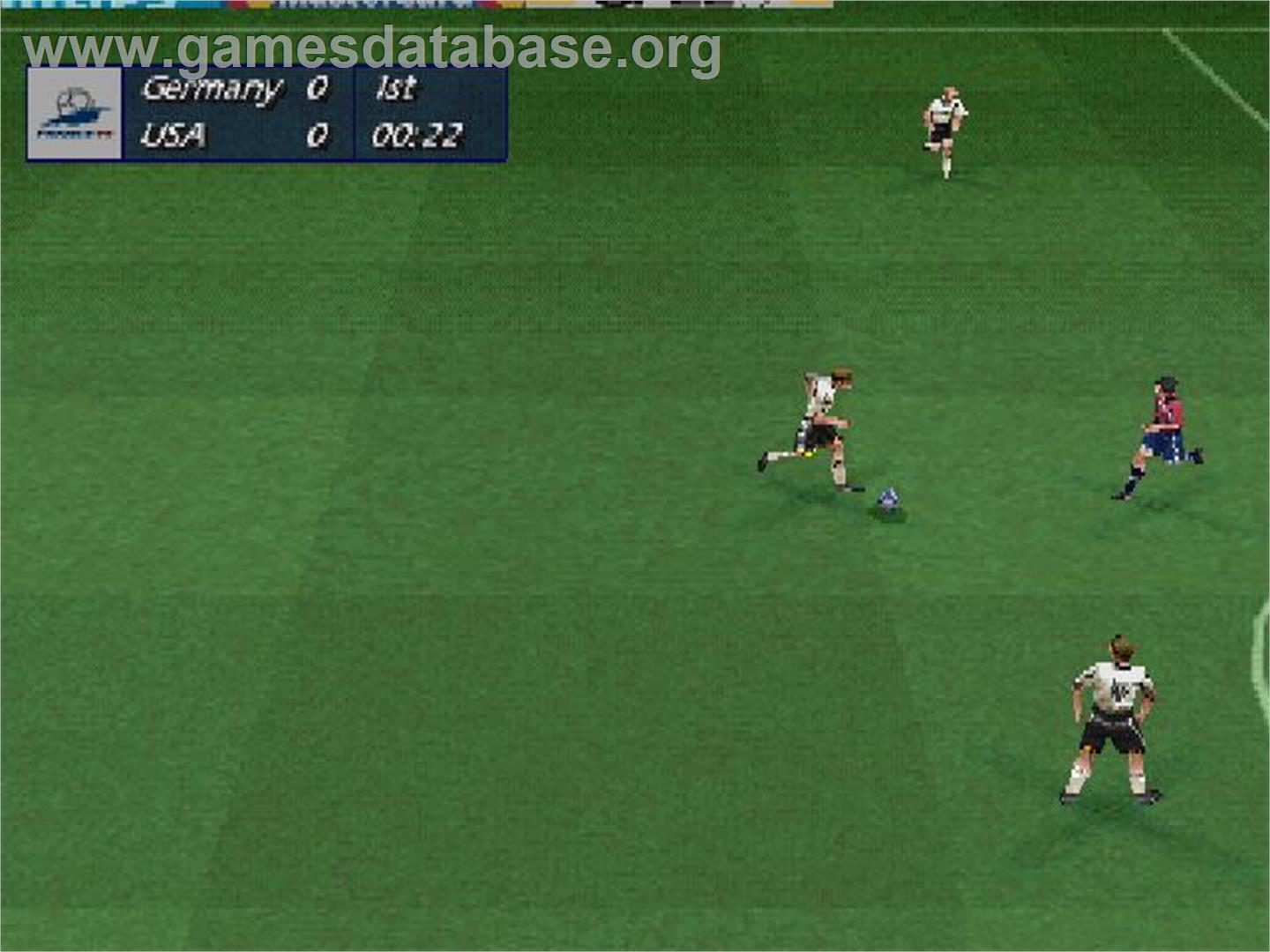 World Cup 98 - Sony Playstation - Artwork - In Game