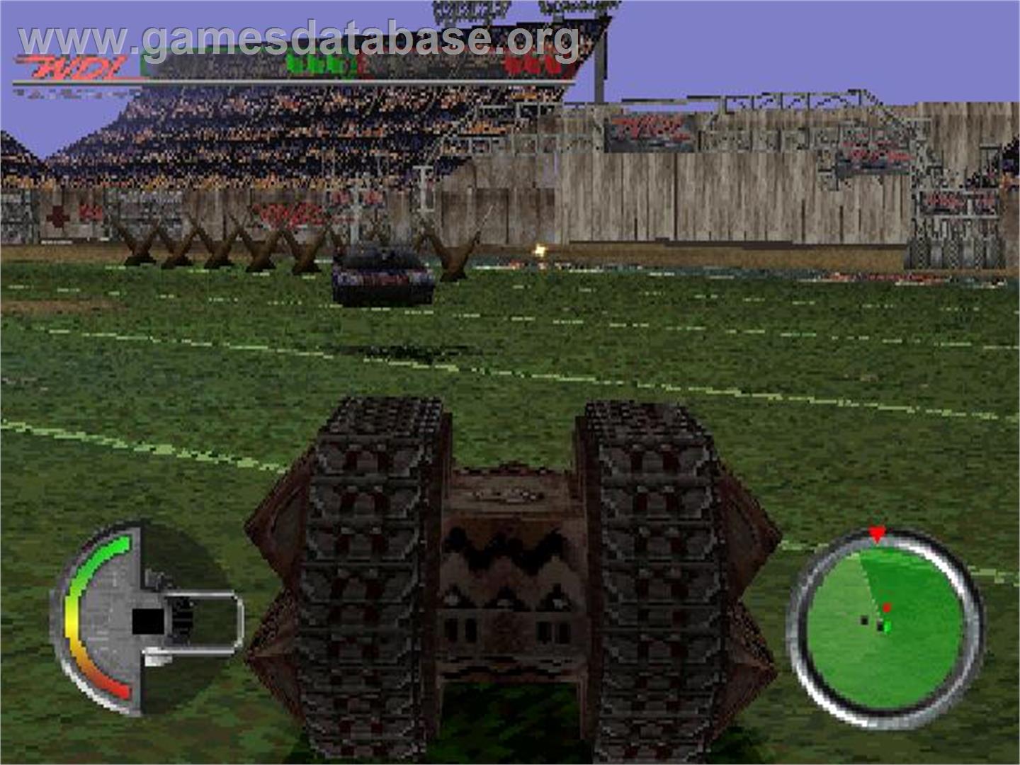 World Destruction League: Thunder Tanks - Sony Playstation - Artwork - In Game