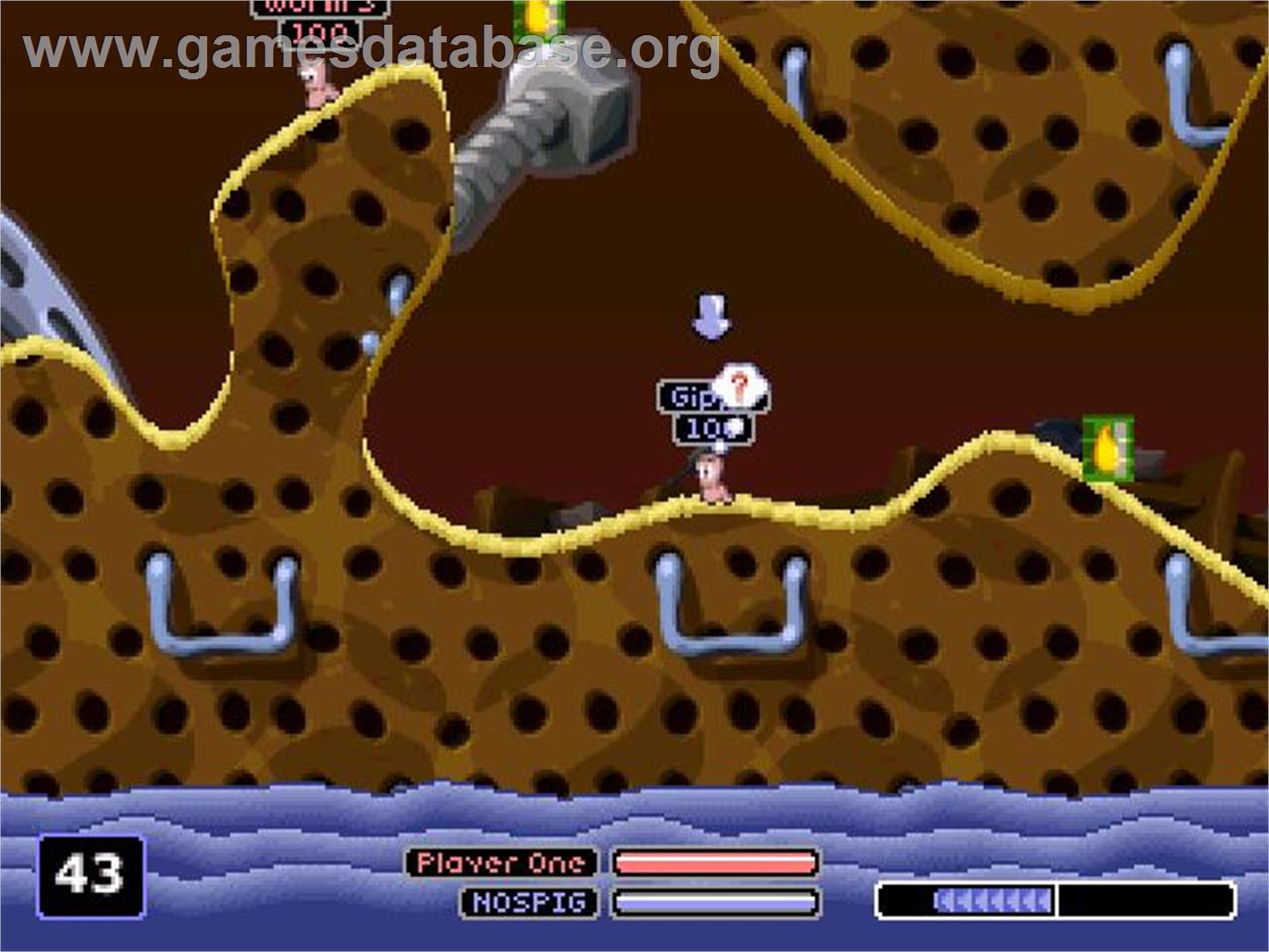 Worms Armageddon - Sony Playstation - Artwork - In Game