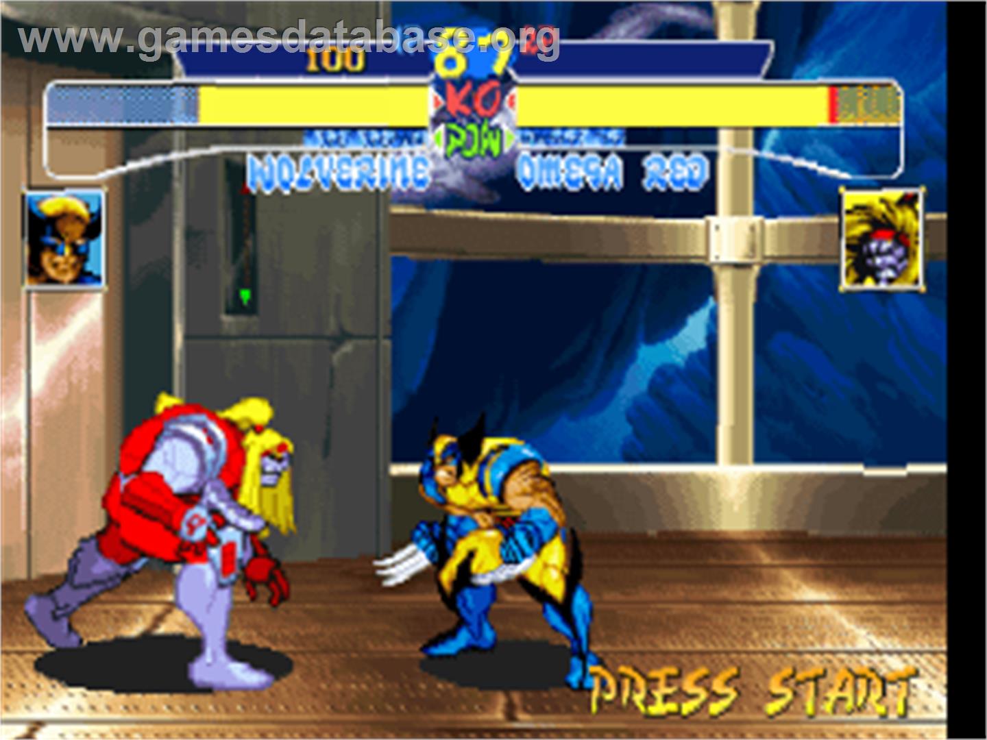 X-Men: Children of the Atom - Sony Playstation - Artwork - In Game