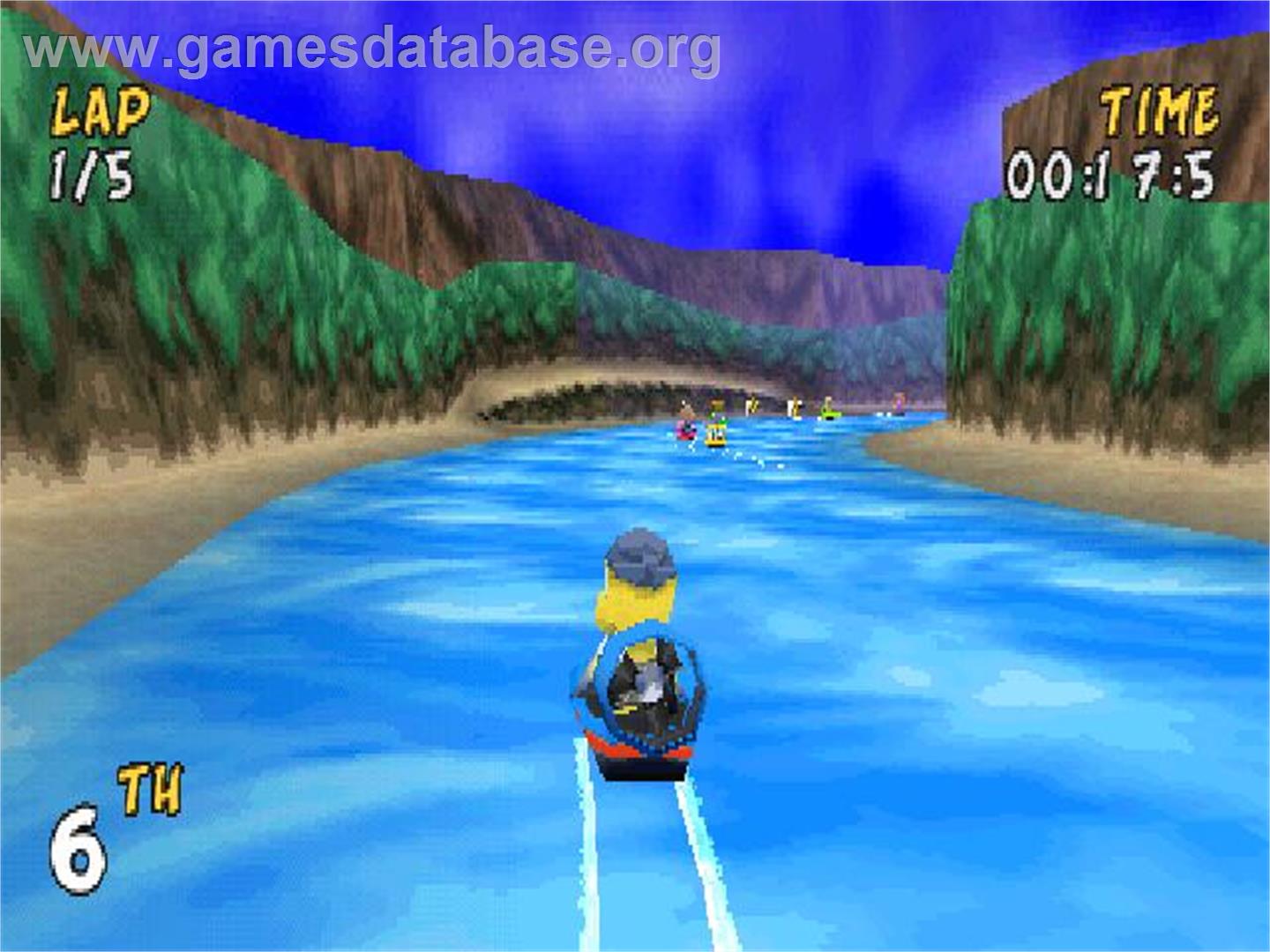 Xs Airboat Racing - Sony Playstation - Artwork - In Game