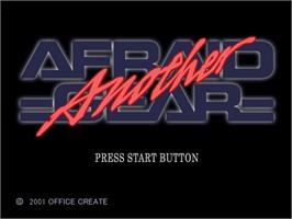 Title screen of Afraid Gear Another on the Sony Playstation.