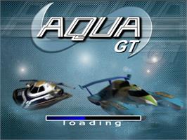 Title screen of Aqua Gt on the Sony Playstation.