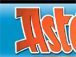 Title screen of Astérix on the Sony Playstation.