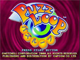 Title screen of Ballistic on the Sony Playstation.