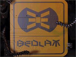 Title screen of Bedlam on the Sony Playstation.