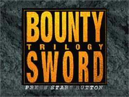 Title screen of Bounty Sword First on the Sony Playstation.