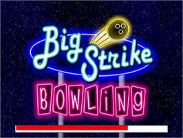 Title screen of Bowling on the Sony Playstation.
