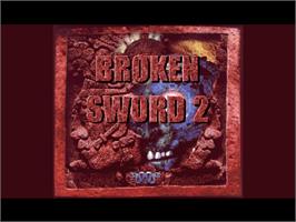 Title screen of Broken Sword 2 - The Smoking Mirror on the Sony Playstation.