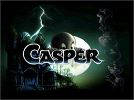 Title screen of Casper on the Sony Playstation.
