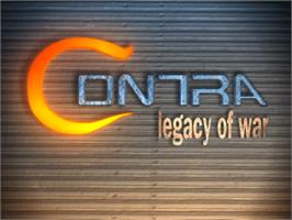Title screen of Contra - Legacy Of War on the Sony Playstation.
