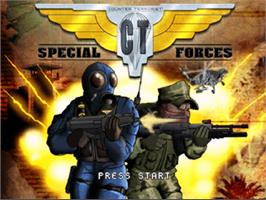 Title screen of Ct Special Forces on the Sony Playstation.