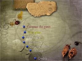 Title screen of Egypt II: The Heliopolis Prophecy on the Sony Playstation.