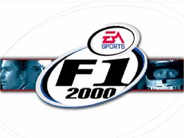 Title screen of F1 2000 on the Sony Playstation.