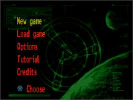 Title screen of Fifth Element, The on the Sony Playstation.