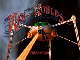 Title screen of Jeff Wayne's The War Of The Worlds on the Sony Playstation.