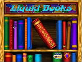Title screen of Lightspan - Liquid Books 1 - Lety's Favorite Stories on the Sony Playstation.
