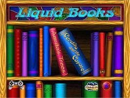 Title screen of Lightspan - Liquid Books Adventure 2 - Amrita's Trees And Cerdito And The Coyote on the Sony Playstation.