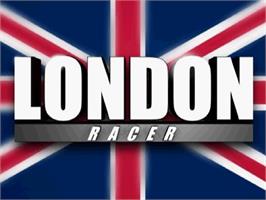 Title screen of London Racer on the Sony Playstation.