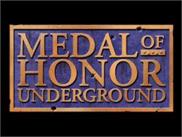 Title screen of Medal Of Honor - Underground on the Sony Playstation.