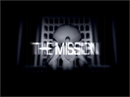Title screen of Mission, The on the Sony Playstation.