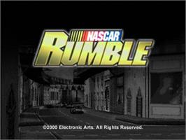 Title screen of Nascar Rumble on the Sony Playstation.