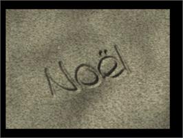 Title screen of Noël Not Digital on the Sony Playstation.