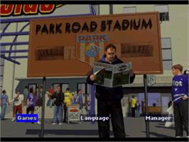 Title screen of ONSIDE Complete Soccer on the Sony Playstation.