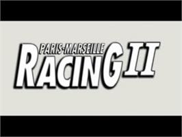 Title screen of Paris-marseille Racing 2 on the Sony Playstation.