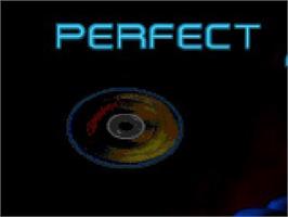 Title screen of Perfect Assassin on the Sony Playstation.