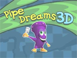 Title screen of Pipe Dreams 3D on the Sony Playstation.