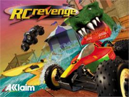 Title screen of RC Revenge on the Sony Playstation.
