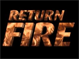 Title screen of Return Fire on the Sony Playstation.
