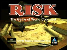 Title screen of Risk on the Sony Playstation.