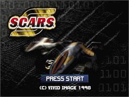 Title screen of S.c.a.r.s on the Sony Playstation.