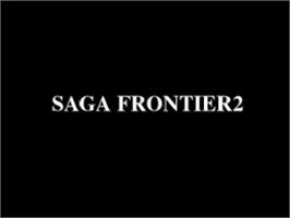 Title screen of Saga Frontier 2 on the Sony Playstation.
