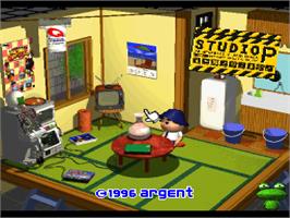 Title screen of Studio P on the Sony Playstation.