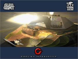 Title screen of Tank Racer on the Sony Playstation.