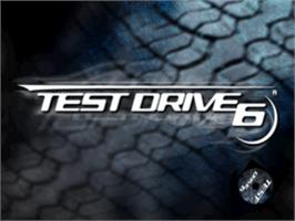 Title screen of Test Drive 6 on the Sony Playstation.