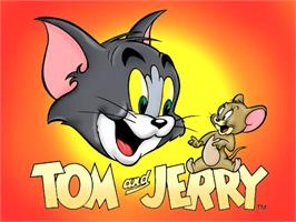 Title screen of Tom And Jerry In House Trap on the Sony Playstation.