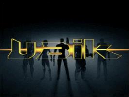 Title screen of UBIK on the Sony Playstation.