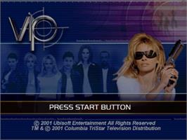 Title screen of Vip on the Sony Playstation.