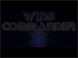 Title screen of Wing Commander III: Heart of the Tiger on the Sony Playstation.