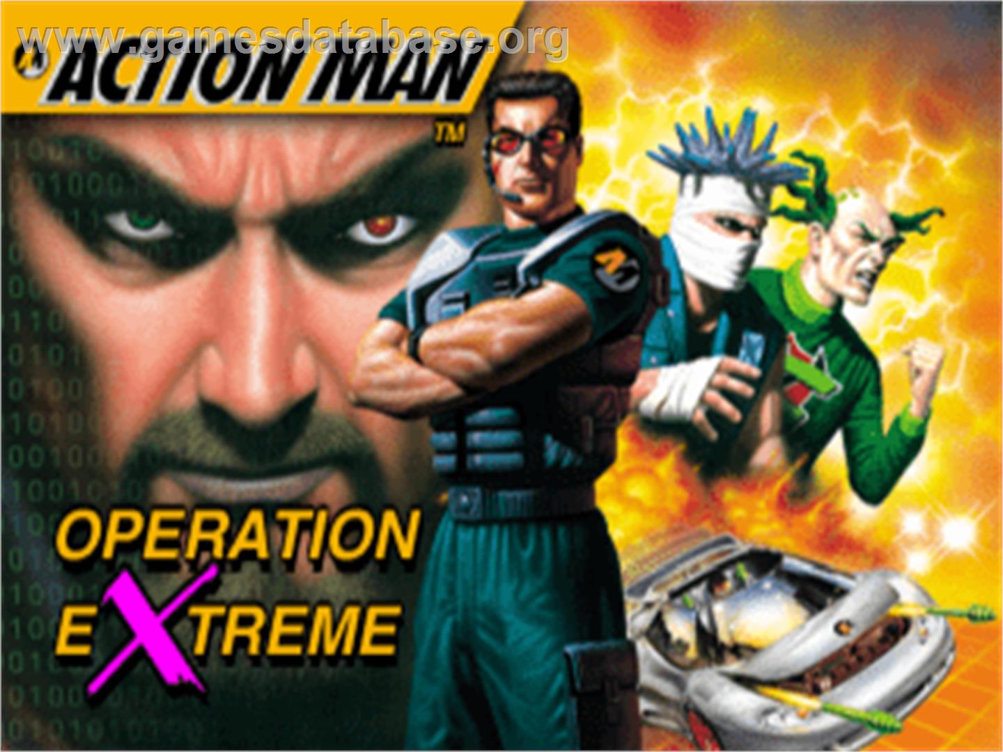 Action Man: Operation Extreme - Sony Playstation - Artwork - Title Screen